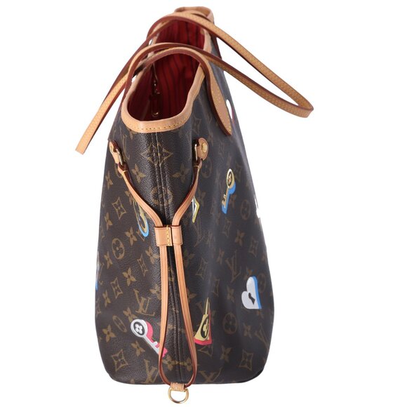 Louis Vuitton Neverfull MM Lovelock Love Lock Tote Bag M44364 Canvas - Picture 3 of 7